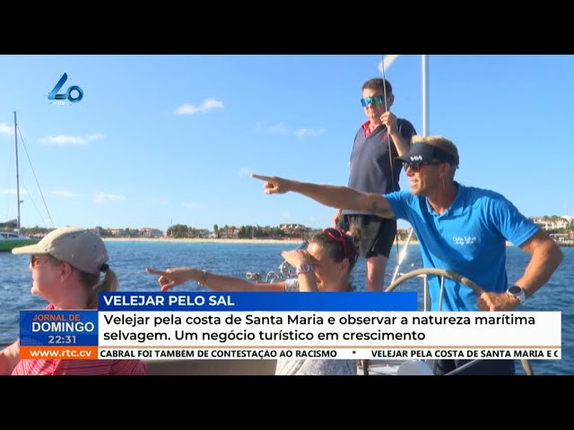 Velejar pela costa de Santa Maria e observar a natureza marítima selvagem