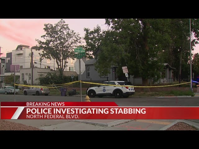 ⁣1 person stabbed in Denver Sunday night