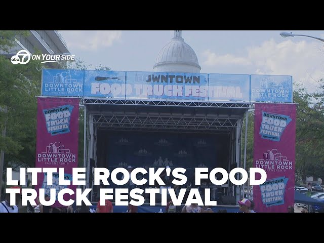 ⁣Little Rock's Downtown Food Truck Festival