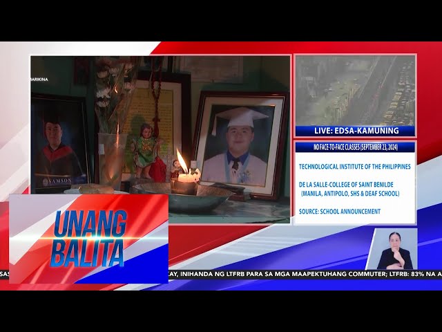 ⁣Bagong graduate na military student, patay nang sumalpok sa center island habang... | Unang Balita