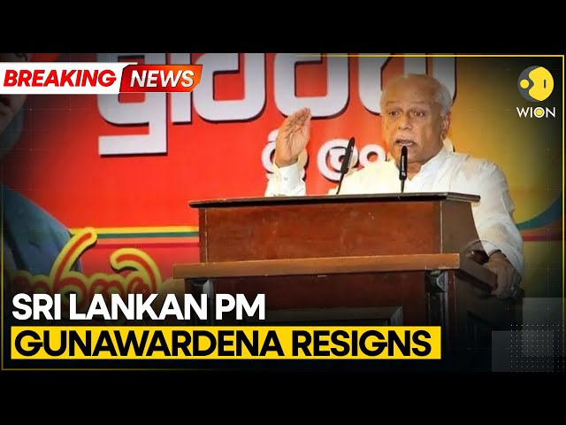 ⁣Sri Lanka Election: Sri Lankan Prime Minister Dinesh Gunawardena resigns | Breaking News | WION