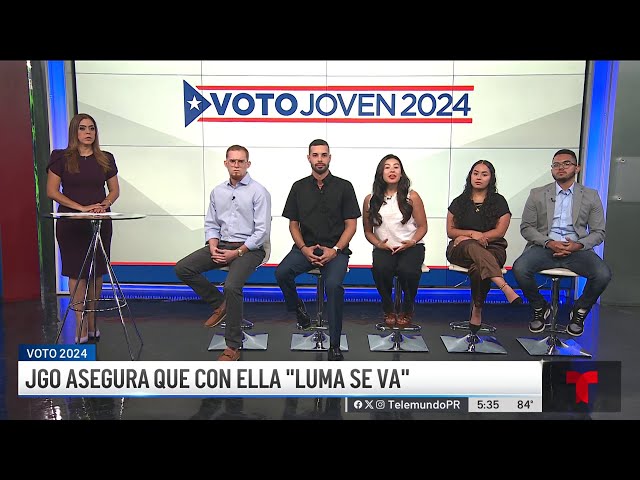 ⁣Voto Joven 2024: líderes discuten promesas de los candidatos sobre LUMA