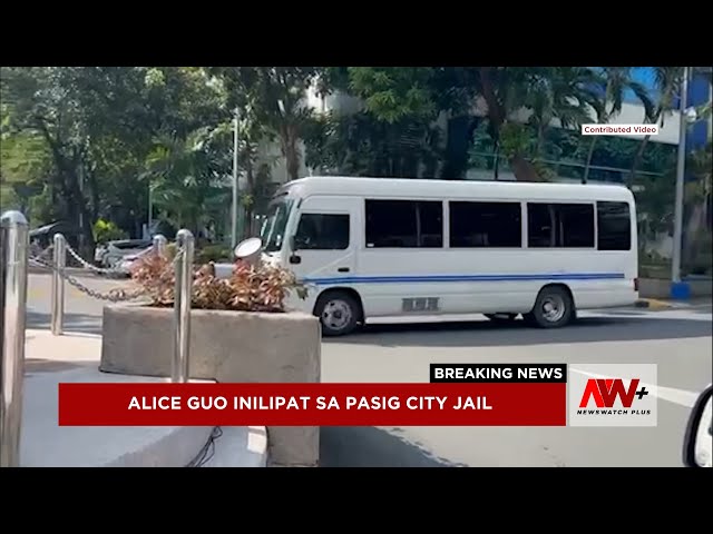 ⁣BREAKING NEWS: Alice Guo inilipat sa Pasig City Jail