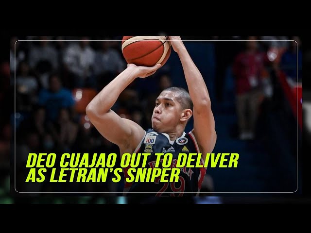 Deo Cuajao ready to deliver as Letran’s designated sniper | ABS-CBN News