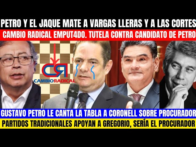 ⁣PETRO DA JAQUE MATE A LLERAS CON PROCURADOR.PARTIDOS APOYAN.QUIEREN TUMBAR EL CANDIDATO DEL PRESI