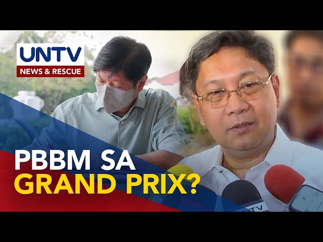 ⁣PBBM, hindi pumunta sa Singapore upang manuod muli ng F1 Grand Prix—Palace