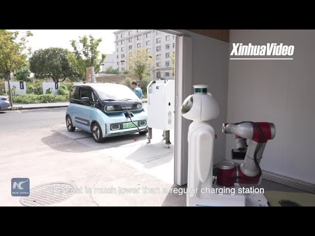 Smart charging robots hit the streets in China