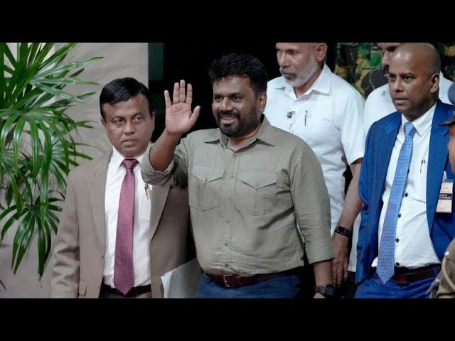 Sri Lanka swears in left-wing Anura Kumara Dissanayake as president