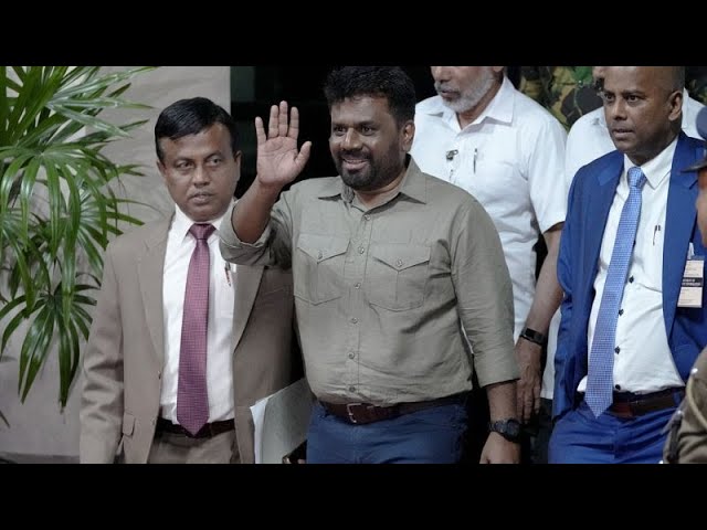 ⁣Anura Kumara Dissanayake nouveau président de Sri Lanka