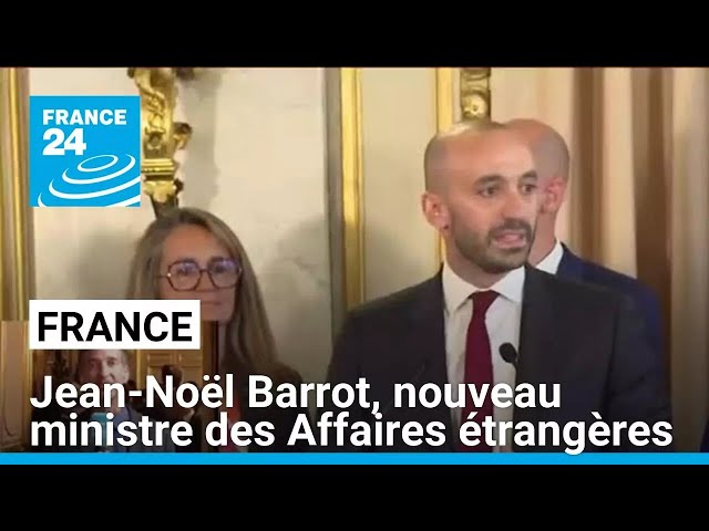 ⁣Gouvernement Barnier : Jean-Noël Barrot, nouveau ministre des Affaires étrangères • FRANCE 24