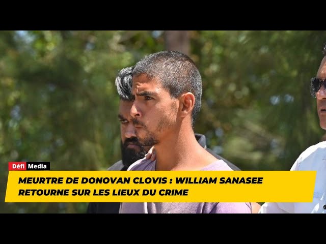 ⁣Meurtre de Donovan Clovis : William Sanasee retourne sur les lieux du crime