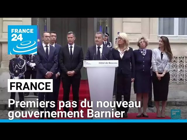 France : premiers pas du nouveau gouvernement Barnier • FRANCE 24