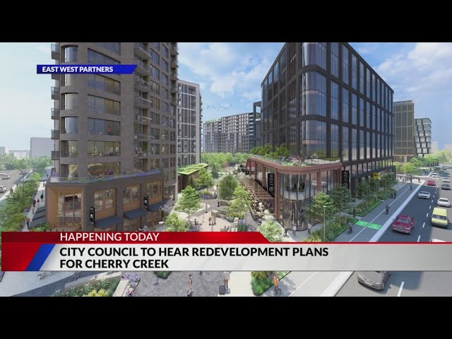 ⁣City council to hear plans to redevelop Cherry Creek