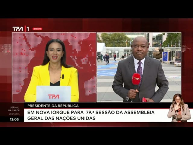 ⁣Presidente da República em Nova Iorque para 79 º Sessão da Assembleia Geral das Naçoes Unidas