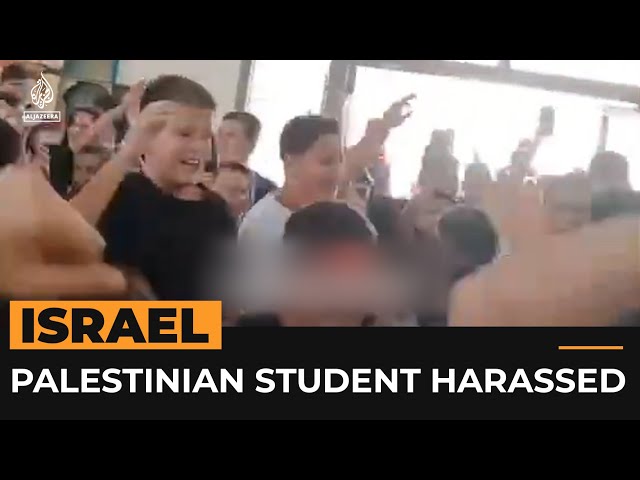 Israeli middle schoolers harass Palestinian classmate | Al Jazeera Newsfeed