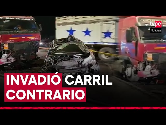 ⁣Tragedia en la Carretera Central: padre muere y su hijo queda herido tras choque frontal con tráiler