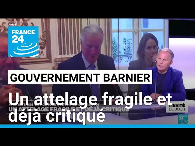 ⁣Gouvernement Barnier : un attelage fragile et déjà critiqué • FRANCE 24