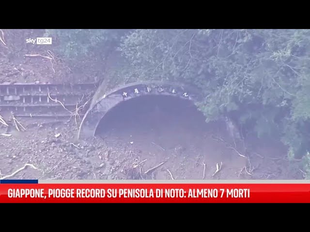 Giappone, piogge record su penisola di Noto: almeno 7 morti