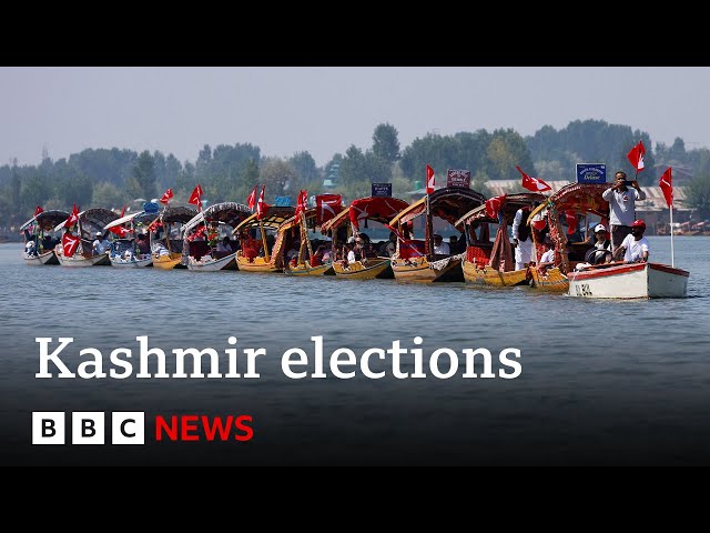 ⁣Kashmir to vote in historic elections | BBC News