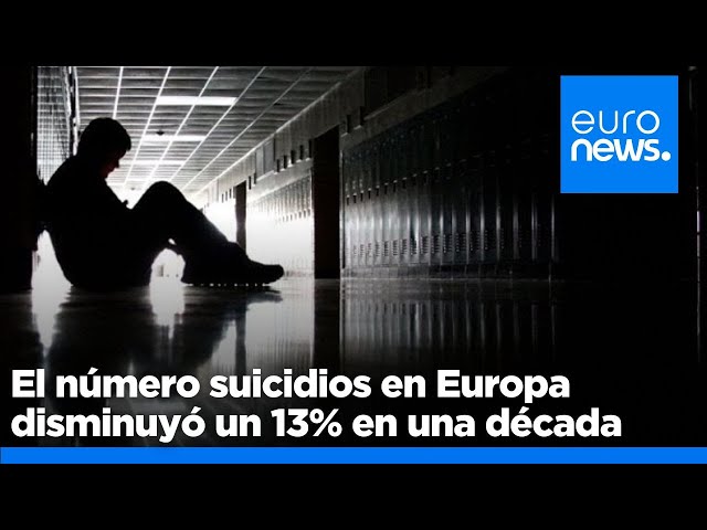 ⁣El número suicidios en Europa disminuyó un 13% en una década con aumento de muertes de hombres