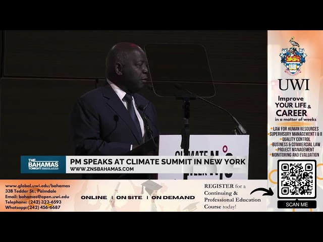 ⁣PM Speaks At Climate Summit In New York