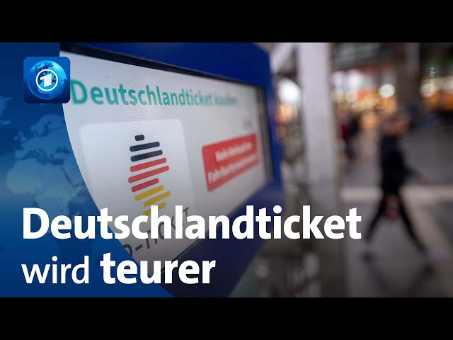 ⁣Deutschlandticket kostet ab 2025 58 Euro