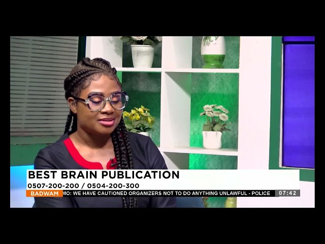 ⁣Best Brain Publication - Badwam Afisem on Adom TV (23-09-24)