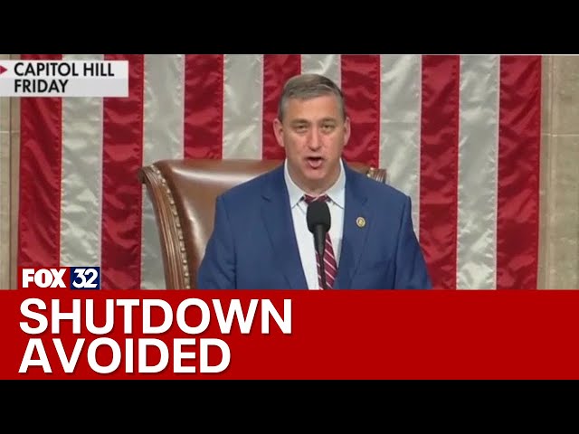 ⁣Congress avoids government shutdown with spending bill