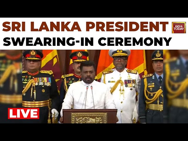 ⁣Sri Lanka President Anura Kumara Dissanayake swearing-in ceremony |  Anura Is New President