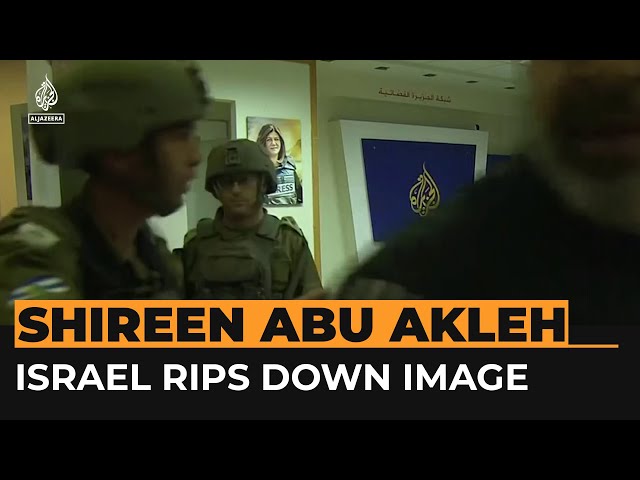 ⁣Israeli forces attack Shireen Abu Akleh’s image, again | Al Jazeera Newsfeed