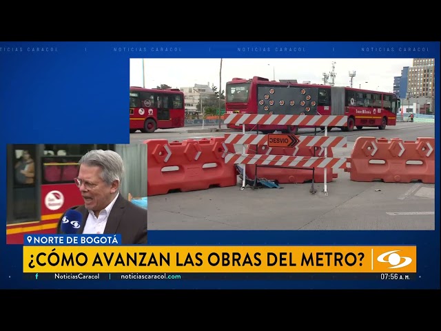 ⁣Habrá nuevos cierres en la avenida Caracas por cuenta de las obras del metro de Bogotá