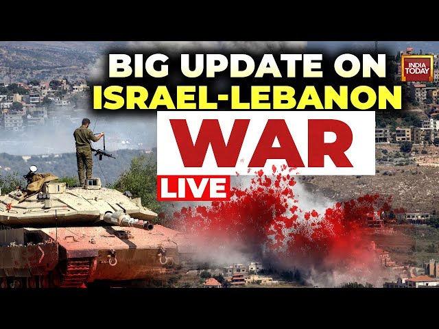 Israel Vs Hezbollah LIVE | Israel Conducts Intense Bombardment In Lebanon | Israel-Lebanon War Live