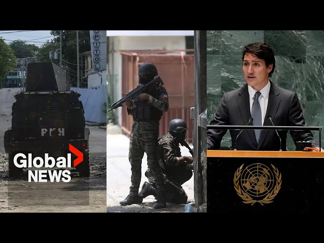 ⁣Haiti crisis: Trudeau speaks at UN summit as pressure mounts to help stabilize region