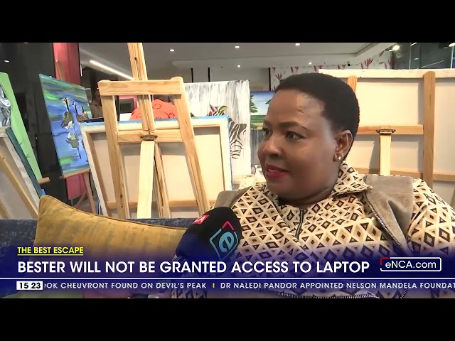 ⁣Correctional services turns down Bester's laptop request