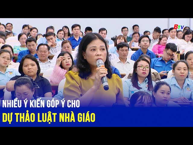 Nhiều ý kiến góp ý cho Dự thảo Luật Nhà giáo