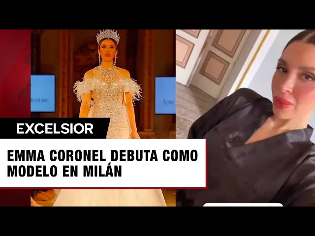 ⁣Emma Coronel debuta como modelo en el Fashion Week de Milán