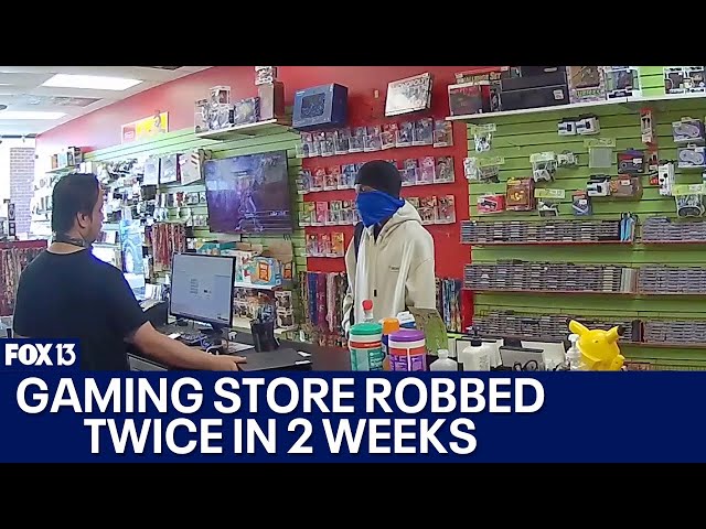 Game store robbed twice in two weeks