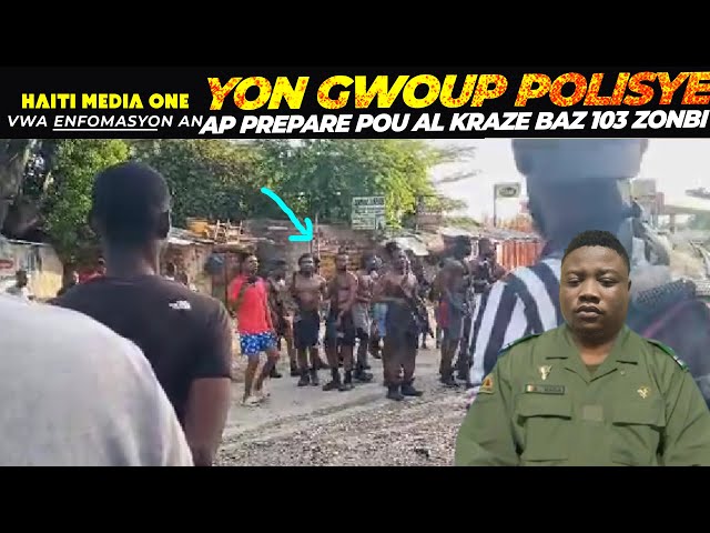 ⁣Bandi Gresye Yo Antrave Yon Gwoup Polisye Mobilize Pou Al Kraze Gang Nan