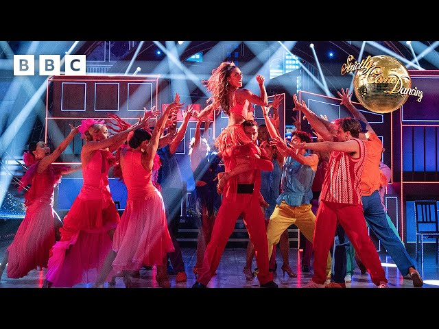 ⁣Strictly pro's INCREDIBLE first live show opening dance  - BBC