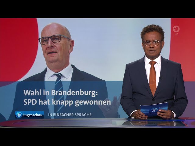 ⁣tagesschau in Einfacher Sprache 19:00 Uhr, 23.09.2024