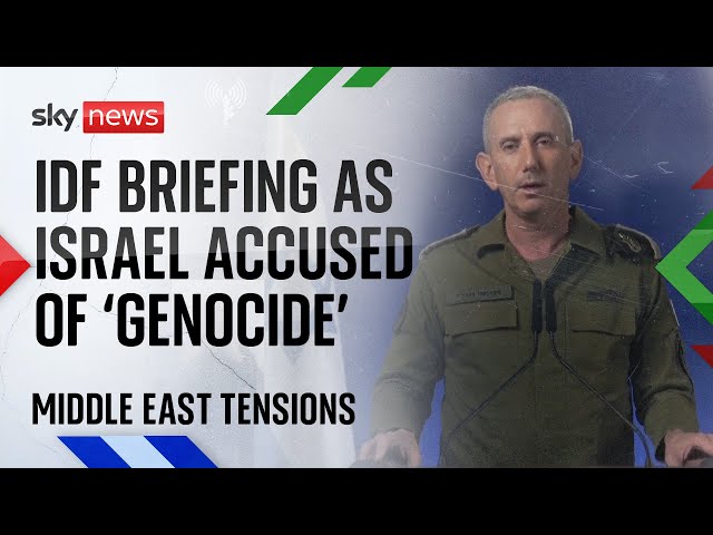 ⁣Watch live: IDF briefing as Israel 'targets senior Hezbollah leader' in Beirut strike