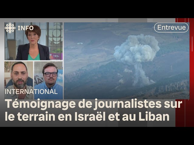 ⁣Les frappes intensives israéliennes au Liban : entrevue avec des journalistes sur le terrain