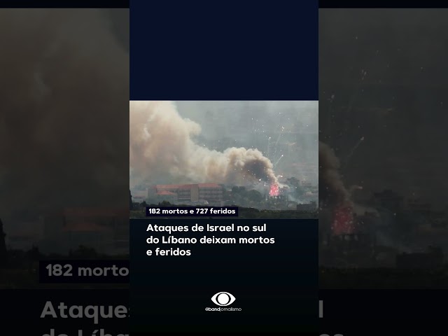 ⁣Mais cedo, Israel alertou os cidadãos libaneses para evacuarem as áreas de perigo #shorts