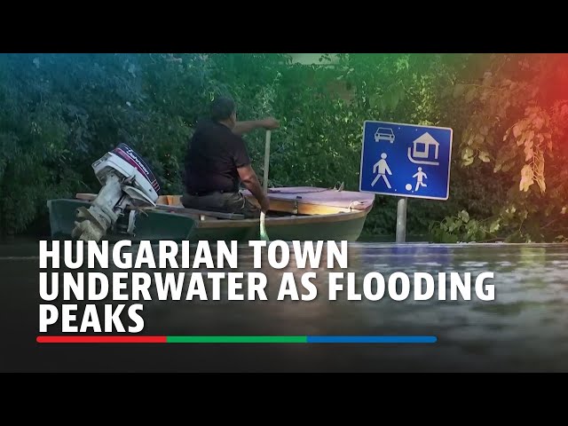 ⁣Hungarian town underwater as flooding peaks | ABS-CBN News