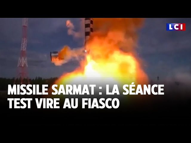 ⁣Missile Sarmat : la séance test vire au fiasco