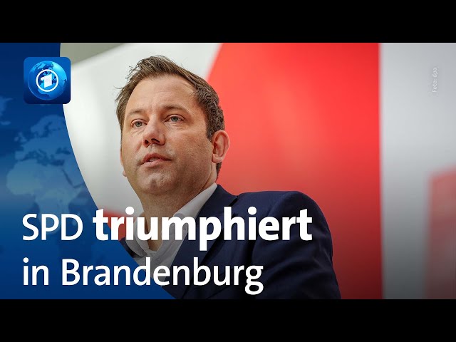 ⁣SPD stärkste Kraft vor AfD bei Landtagswahl in Brandenburg