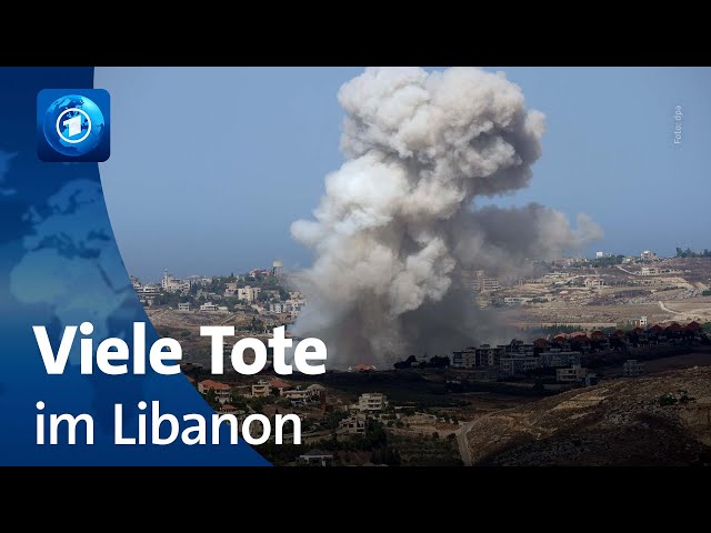 ⁣Libanon meldet Hunderte Tote nach israelischen Angriffen