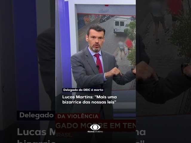 ⁣A polícia procura os comparsas do criminoso que matou o delegado do Deic, durante um assalto #shorts