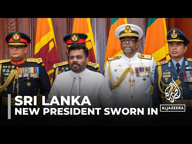 Anura Kumara Dissanayake takes oath as Sri Lanka’s next president