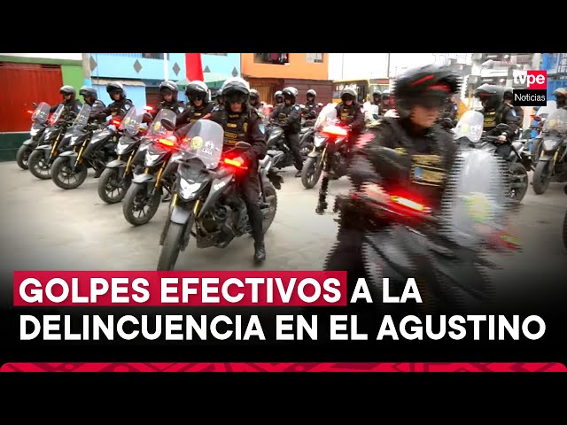 Hace un mes llegaron más de 100 policías Halcones a El Agustino y estos son los resultados